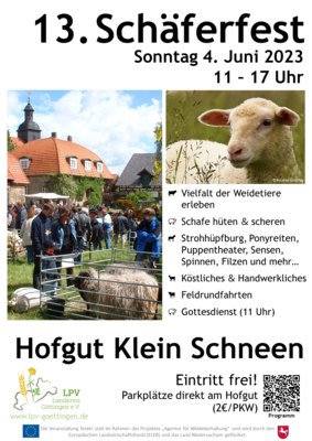 Schäferfest 2023 - Plakat (Bild vergrößern)