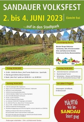 Volks- und Vereinsfest Sandau (Elbe)