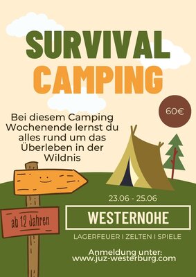 Veranstaltung: Survival Camping (ausgebucht)