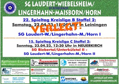 15. Spieltag der SG Laudert/Lingerhahn/Horn II