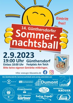 14. Günthersdorfer Sommernachtsball