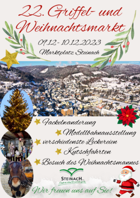Veranstaltung: 22. Steinacher Griffel- und Weihnachtsmarkt