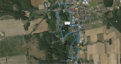Karte - 10 km Lauf