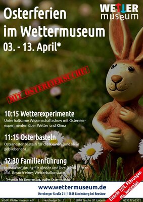 Osterferien im Wettermuseum