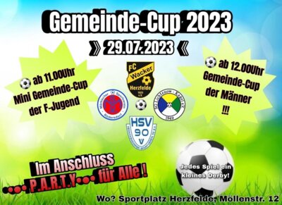 Grafik Gemeinde Cup 2023, Copyright: FC Wacker Herzfelde (Bild vergrößern)
