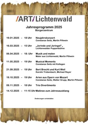 Unsere Planung für 2025