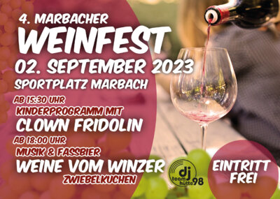 Flyer Weinfest (Bild vergrößern)
