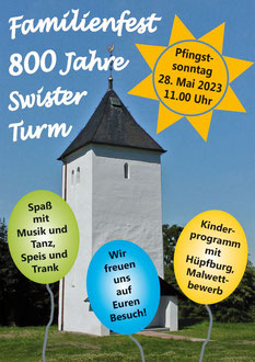 Swister Turm Familienfest Pfingstsonntag 2023 Poster