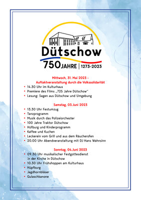 750 Jahre Dütschow