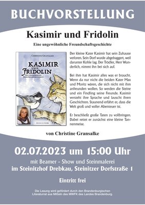 Flyer Buchlesung Kasimir und Fridolin