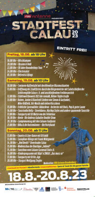 Programm Stadtfest 2023 (Bild vergrößern)