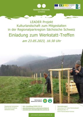 Veranstaltung: 23. Mai - LEADER Projekt "Kulturlandschaft zum Mitgestalten in der Nationalparkregion Sächsische Schweiz" - Einladung zum Werkstatt-Treffen