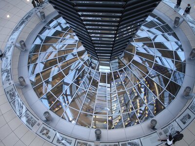 Kuppel im Deutschen Bundestag (Bild vergrößern)