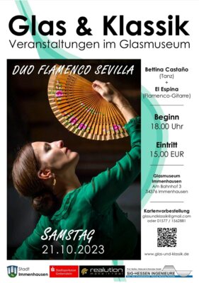 Plakat Glas & Klassik Duo Flamenco Sevilla (Bild vergrößern)