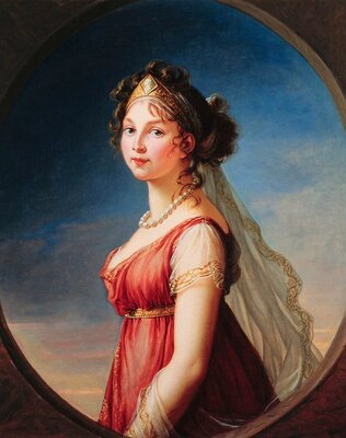 Élisabeth Louise Vigée Le Brun: Luise von Mecklenburg-Strelitz, 1802 (Bild vergrößern)