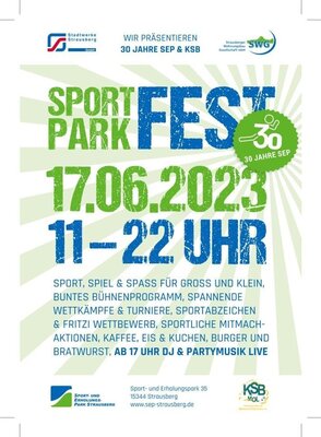 Plakat zum Sport-Park-Fest