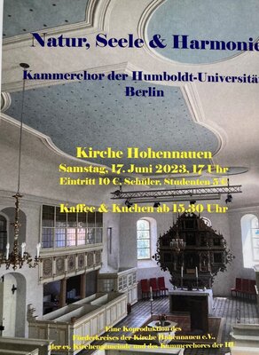 Konzert in der Hohennauener Kirche (Bild vergrößern)