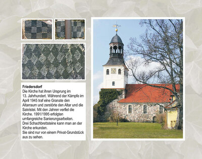 Veranstaltung: Geheimnisvolle Schachbrettsteine an mittelalterlichen Kirchen Beiderseits der Oder