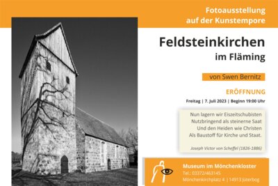 Eröffnung der Fotoausstellung: Feldsteinkirchen im Fläming (Bild vergrößern)