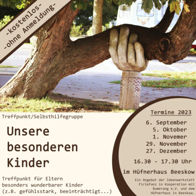 Veranstaltung: Treffpunkt/Selbsthilfegruppe - Unsere besonderen Kinder