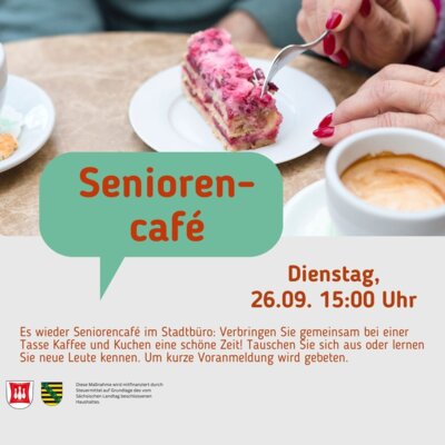 Veranstaltung: Seniorencafé im Stadtbüro