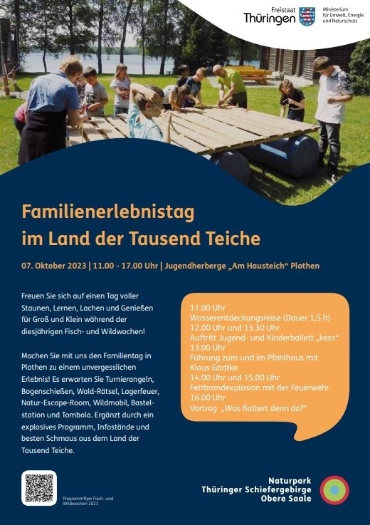 Familienerlebnistag im Land der Tausend Teiche in Plothen Stadt