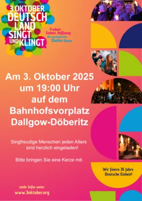 Veranstaltung: "Deutschland singt und klingt" Fr 03.​10.​2025