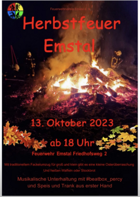 Veranstaltung: Herbstfeuer in Emstal