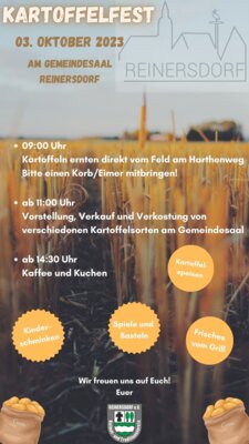 Veranstaltung: Kartoffelfest Reinersdorf am Gemeindesaal