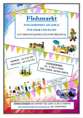 Flyer Flohmarkt Nennhausen (Bild vergrößern)