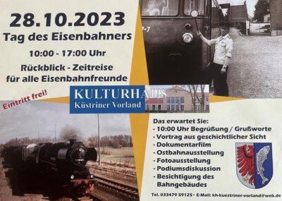 Flyer zum Tag des Einsenbahners (Bild vergrößern)