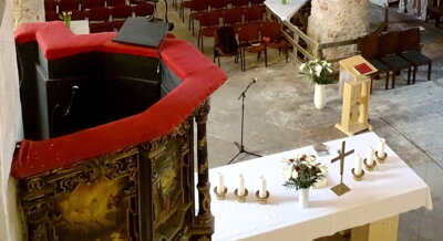 Herzlich willkommen zu unserem Gottesdienst in der Stadtpfarrkirche Beelitz. (Bild vergrößern)
