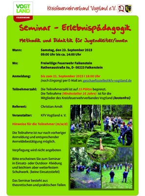Bild des Seminarangebotes mit allen weiterführenden Informationen (Bild vergrößern)