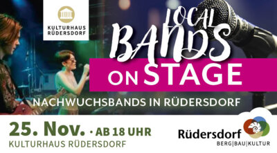 Local bands on stage – Nachwuchsbands in Rüdersdorf (Bild vergrößern)