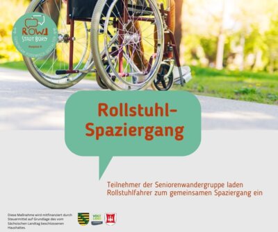 Veranstaltung: Rollstuhlausflug am 11.10. um 14 Uhr