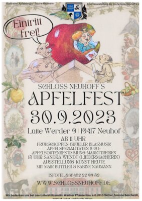 Veranstaltung: Schloss Neuhoff´s Apfelfest