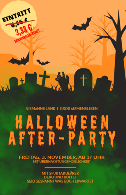 Veranstaltung: Halloween-After-Party
