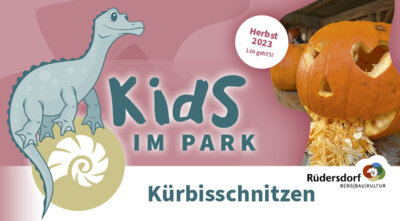 Veranstaltung: Kids im Park: Kreativ-Werkstatt: Kürbisschnitzen zu Halloween