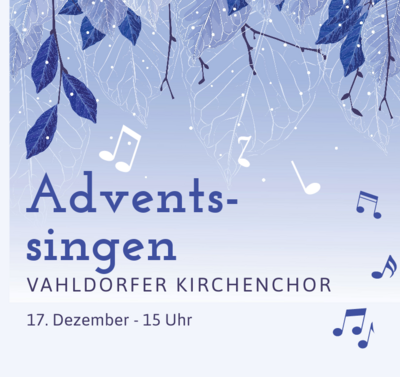 Veranstaltung: Adventssingen - Vahldorfer Kirchenchor