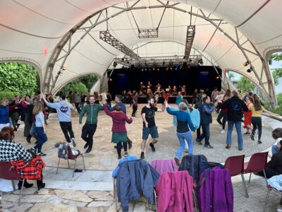 Unsere regelmäßige Ceilidh in UfaFabrik Berlin (Bild vergrößern)