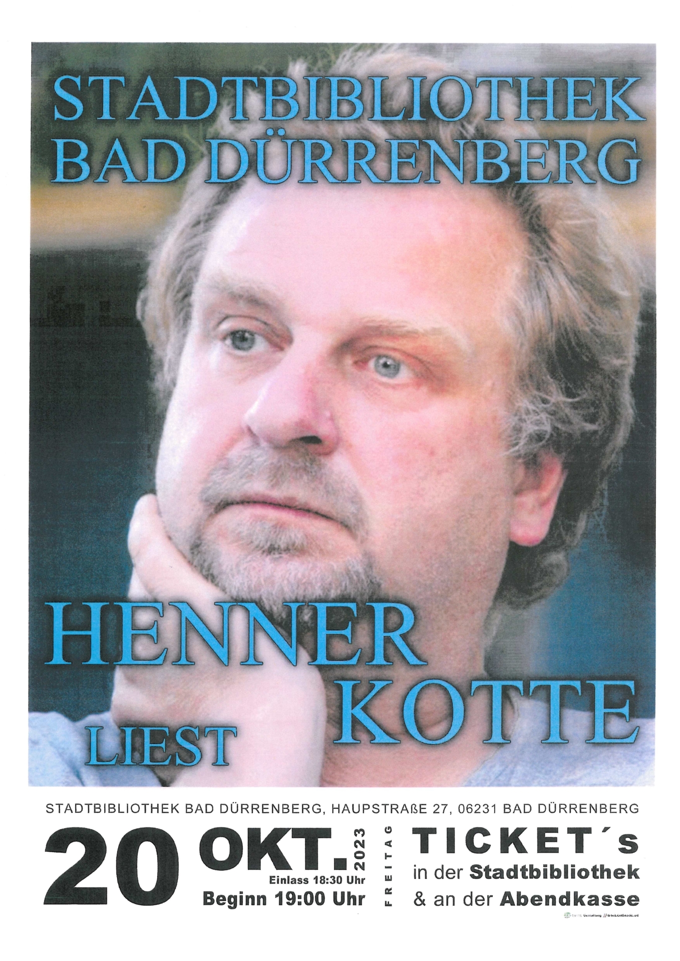 Solestadt Bad Dürrenberg - Henner Kotte liest (Eintritt frei) 