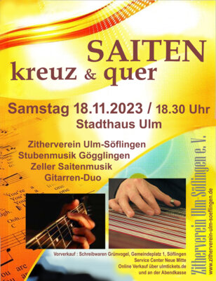 Plakat SAITEN kreuz & quer (Bild vergrößern)