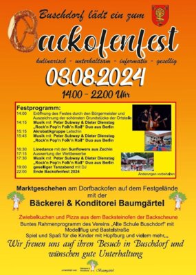 Backofenfest 2024