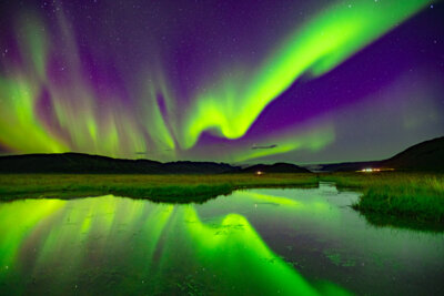 Polarlicht, Foto: Dirk Bleyer (Bild vergrößern)
