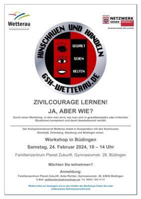 Veranstaltung: Gewalt-Sehen-Helfen Workshop