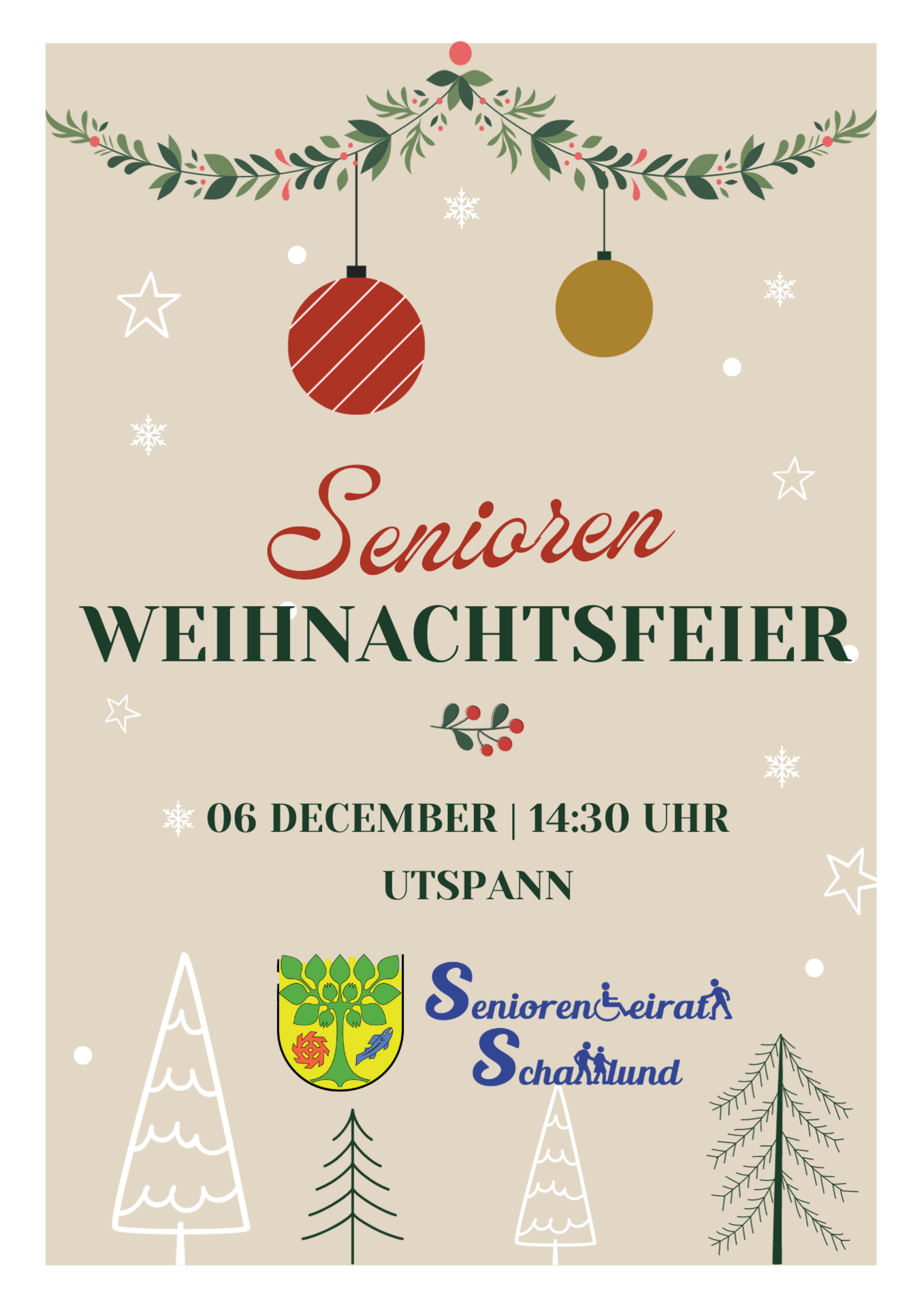 Gemeinde Schafflund - Senioren Weihnachtsfeier