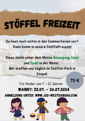 Veranstaltung: Ausgebucht!!! Stöffel-Freizeit