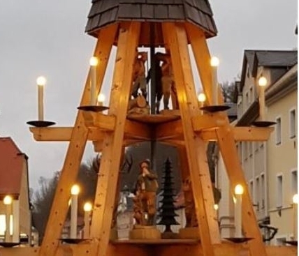 Pyramidenanschub und Adventsmarkt Tharandt Stadt Tharandt