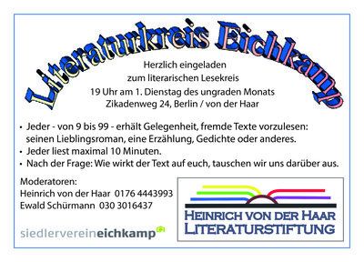 Postkart Lesekreis