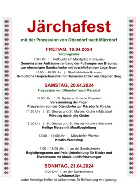 Programm Järchafest 2024 Deutsch (Bild vergrößern)